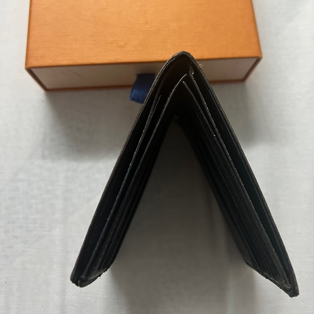 Louis Vuitton Slender Damier Graphite Portefeuille Multiple Bifold Authentic - Picture 6 of 8
